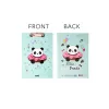 Sekreterlik Defter 2li Kırtasiye Seti - Panda Desenli