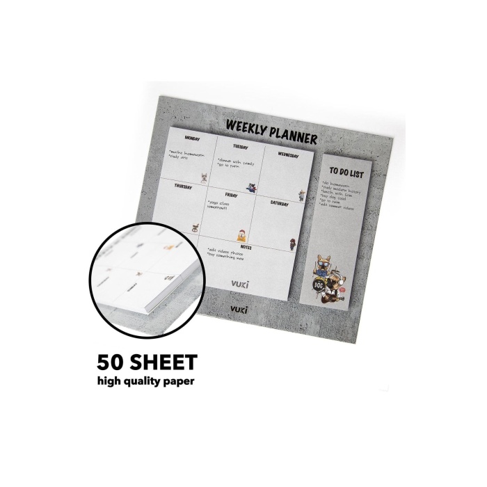 Masa Üstü Haftalık Planlayıcı Defter