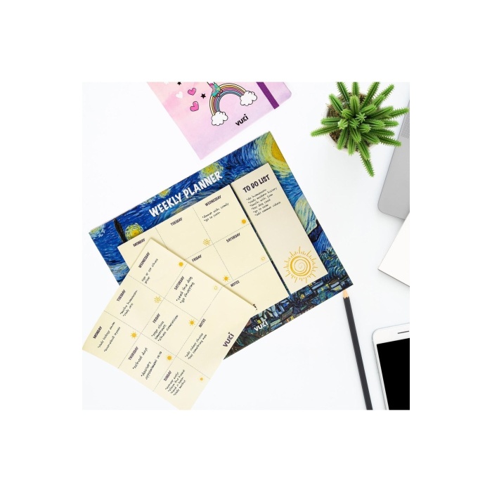 Masa Üstü Haftalık Planlayıcı Defter
