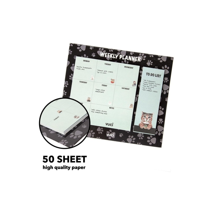 Masa Üstü Haftalık Planlayıcı Defter
