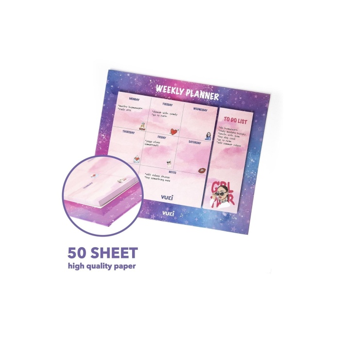Masa Üstü Haftalık Planlayıcı Defter
