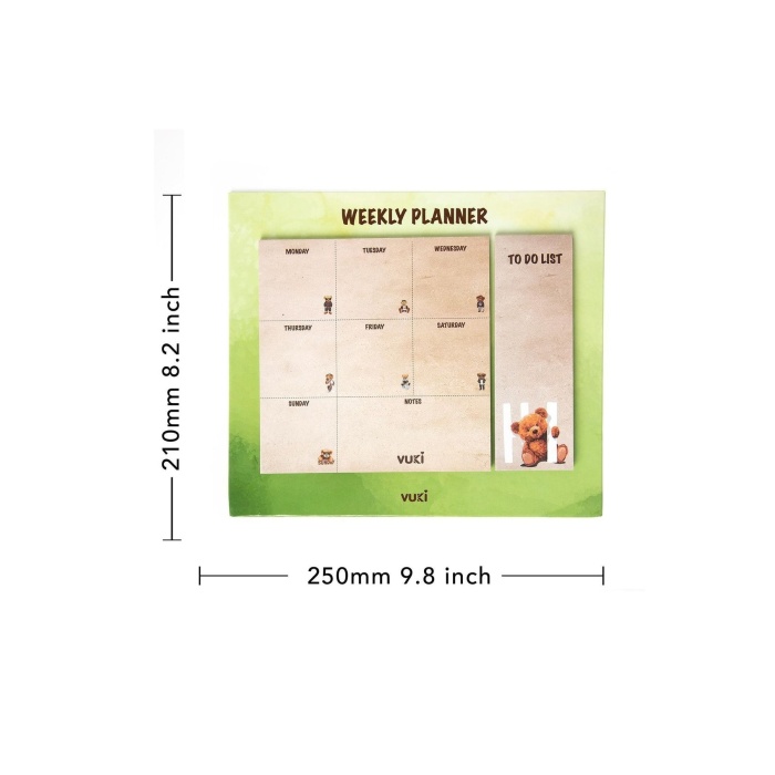 Masa Üstü Haftalık Planlayıcı Defter