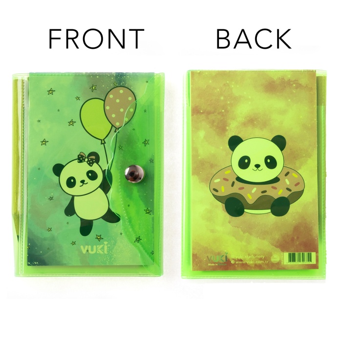 Mini 3 Bölmeli Kalemli Defter