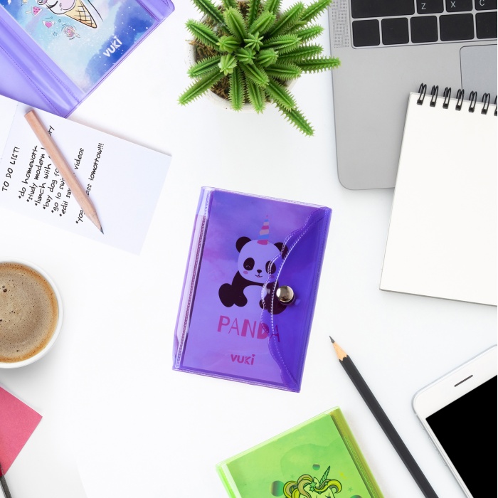 Mini 3 Bölmeli Kalemli Defter