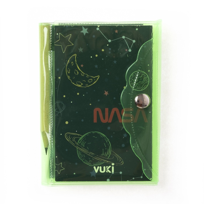 Mini 3 Bölmeli Kalemli Defter
