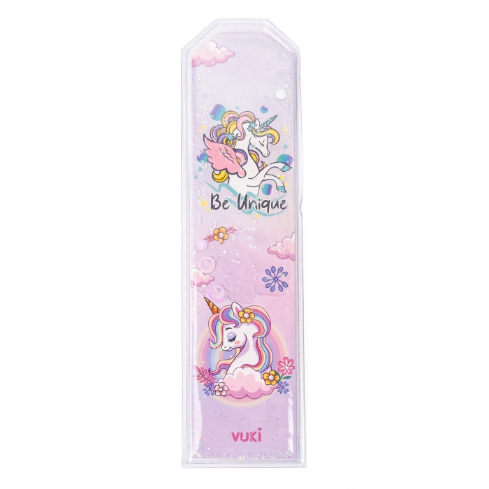 Unicorn Desenli Simli ve Sulu Kitap Ayracı