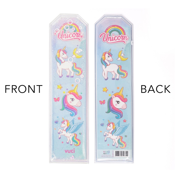 Unicorn Desenli Simli ve Sulu Kitap Ayracı