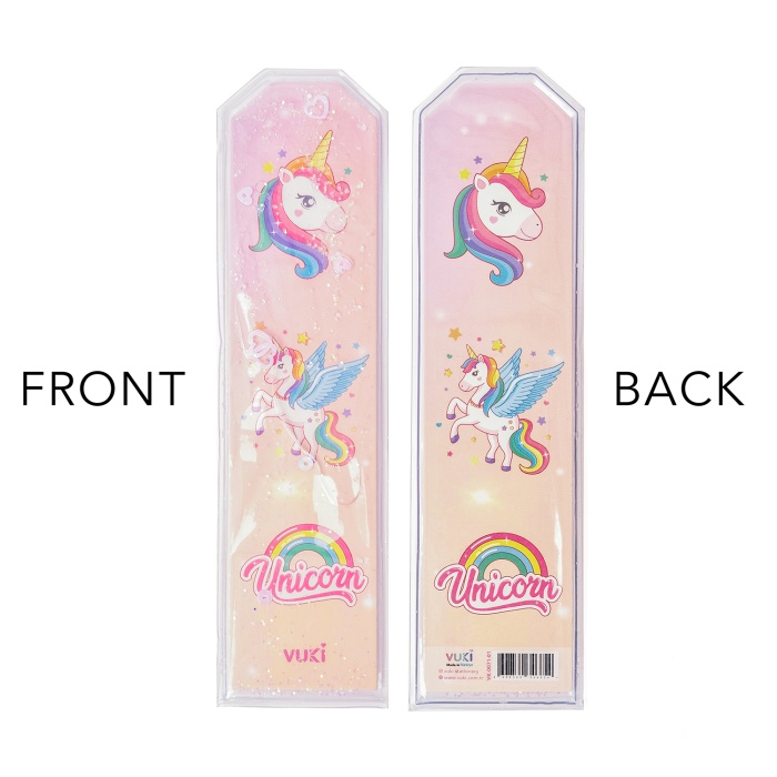 Unicorn Desenli Simli ve Sulu Kitap Ayracı