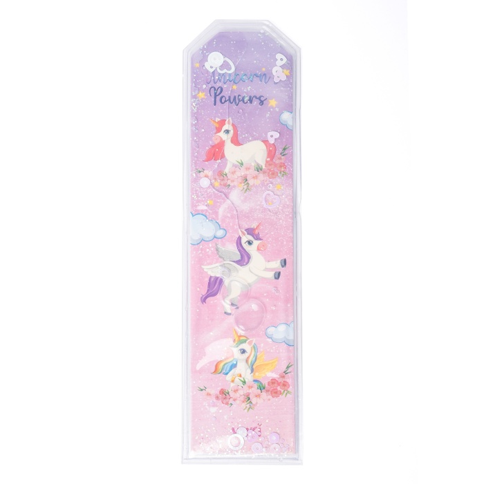 Unicorn Desenli Simli ve Sulu Kitap Ayracı
