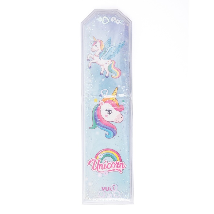 Unicorn Desenli Simli ve Sulu Kitap Ayracı