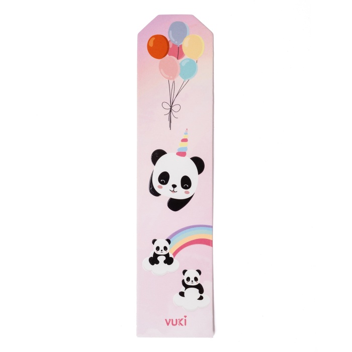 Panda Desenli Kağıt Kitap Ayracı