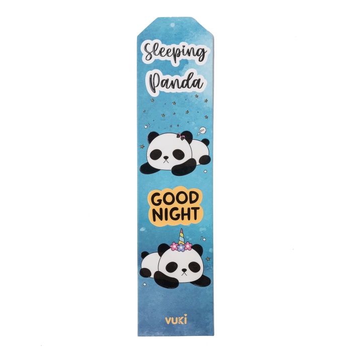 Panda Desenli Kağıt Kitap Ayracı