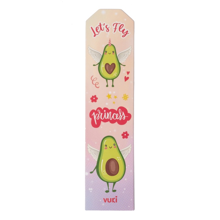Avokado Desenli Kağıt Kitap Ayracı