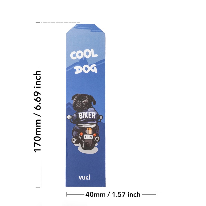 Köpek Desenli Kağıt Kitap Ayracı