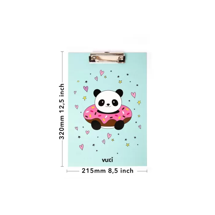 Sekreterlik Defter 2li Kırtasiye Seti - Panda Desenli