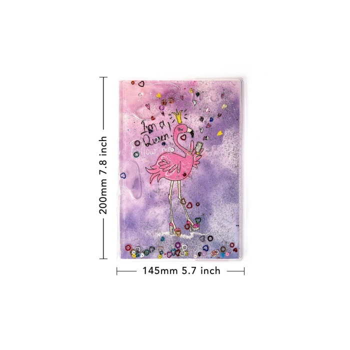 Sekreterlik Defter Kalem 3lü Kırtasiye Seti - Flamingo Desenli