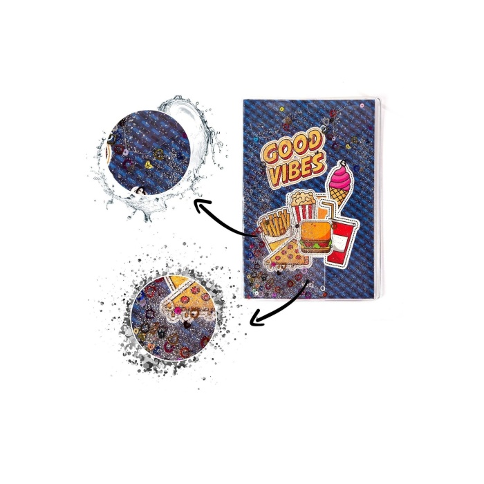 Sekreterlik Defter 2li Kırtasiye Seti - Fast Food Desenli