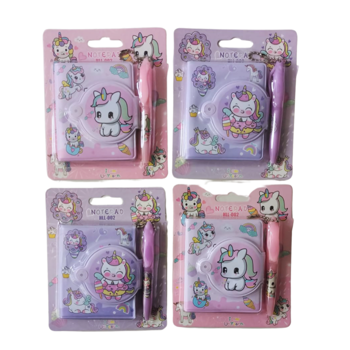 Kalemli Mini Defter 1 - Unicorn Figürlü