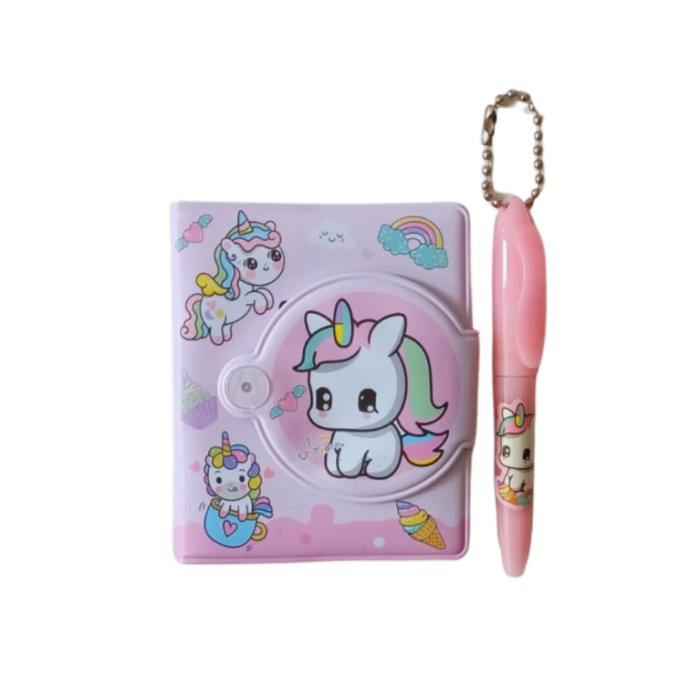 Kalemli Mini Defter 1 - Unicorn Figürlü