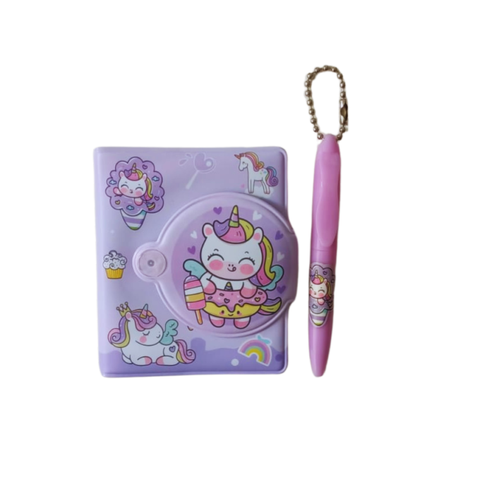 Kalemli Mini Defter 1 - Unicorn Figürlü
