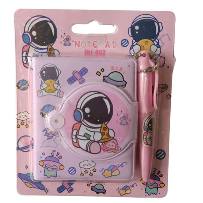 Kalemli Mini Defter 1 ADET- - Astronot Figürlü