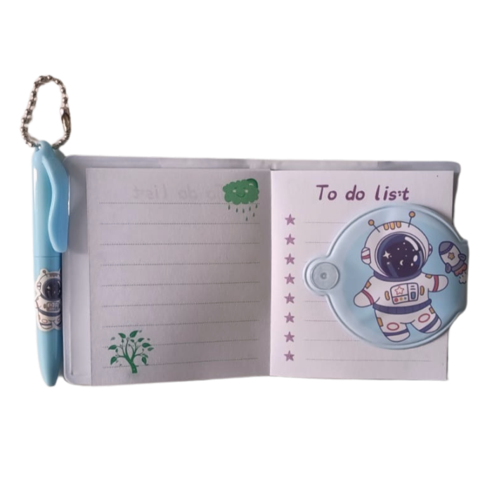 Kalemli Mini Defter 1 ADET- - Astronot Figürlü
