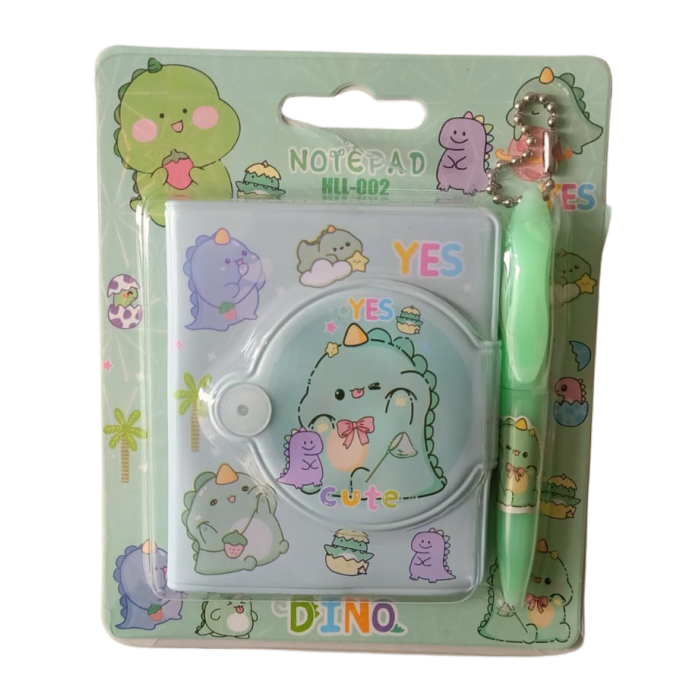 Kalemli Mini Defter 1 ADET- Dinazor Figürlü