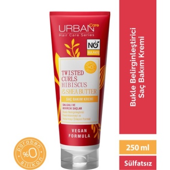 Urban Curl Hibiscus Water & Shea Butter Saç Bakım Kremi 250Ml