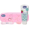 Chicco Diş Fırçası Seti 110 ( Fırça&Çilekli Macun&Kutu) Pembe