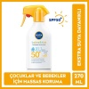 Nıvea Sun Baby Sprey Hassas Spf50+ 270Ml Tetikli