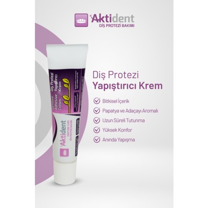 Aktident Yapıştırıcı Krem 40 Gr