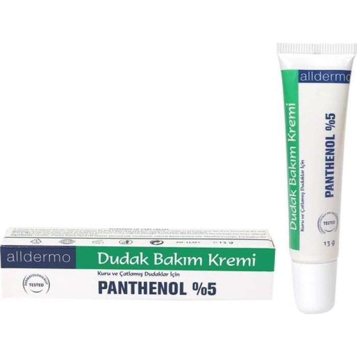 Alldermo Dudak Kremi Panthenol 13Gr