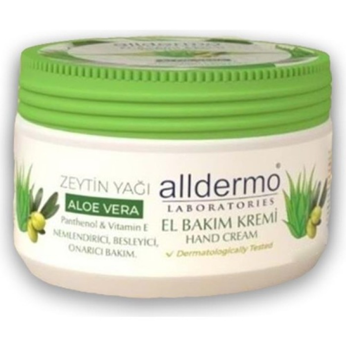Alldermo El Kremi Aloe Vera - Zeytinyağı Kavanoz 250Ml