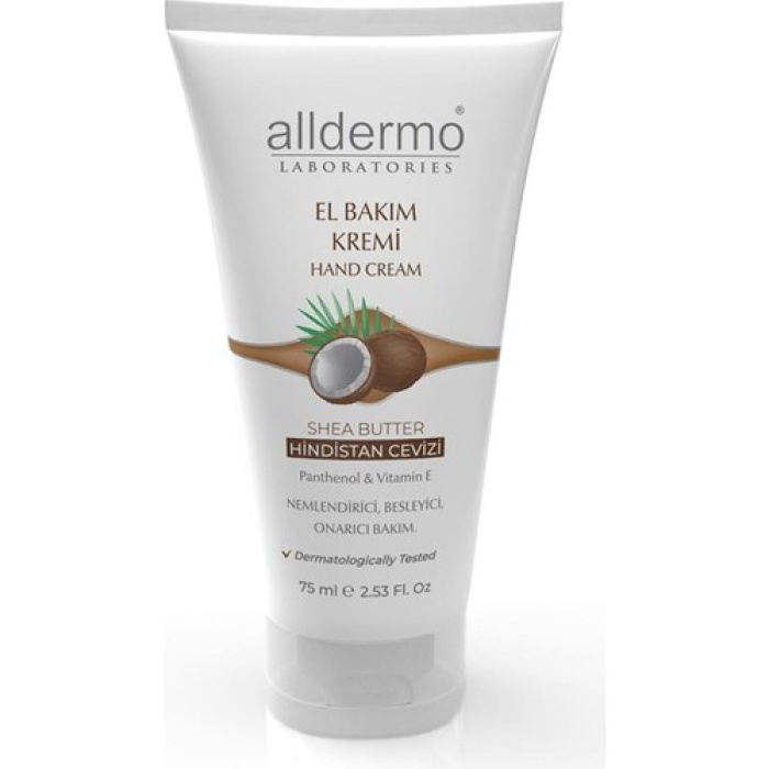 Alldermo El Kremi Shea Butter - Hindistan Cevizi 75Ml