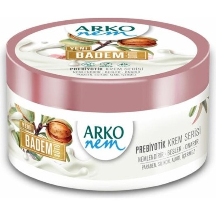 Arko Nem Krem Prebiyotik Badem Sütü 250Ml