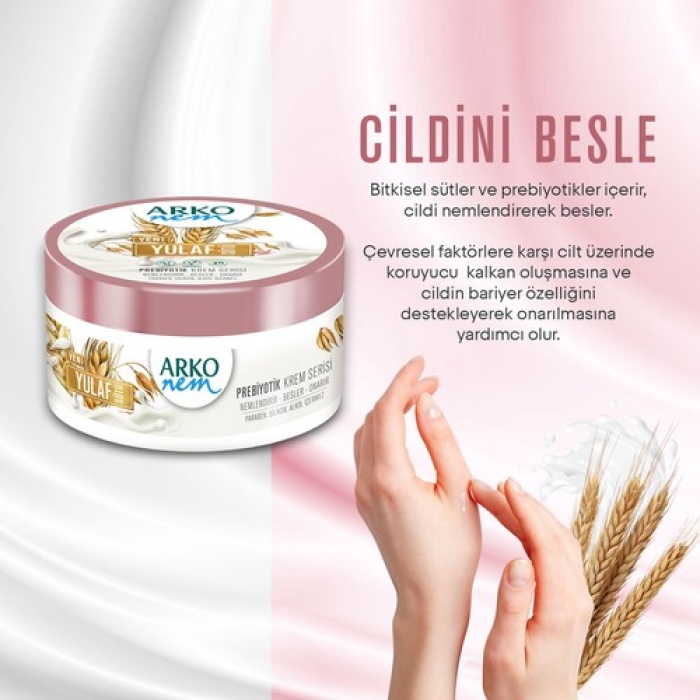 Arko Nem Krem Prebiyotik Yulaf Sütü 250Ml