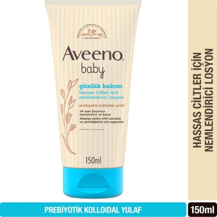 Aveeno Baby Günlük Bakım Hassas Ciltler İçin Nemlendirici Losyon 150Ml