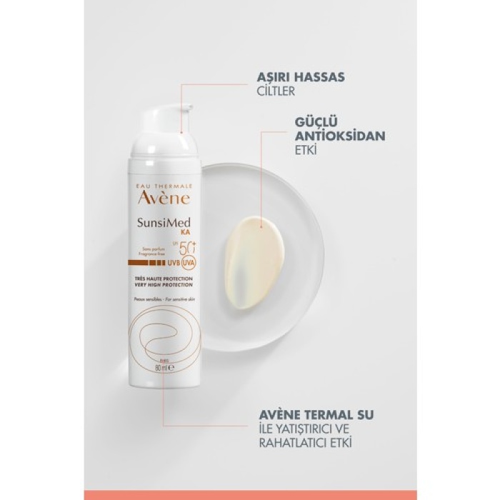 Avene Sunsimed Ka Günlük Güneş Bakımı Spreyspf50+ 80 Ml