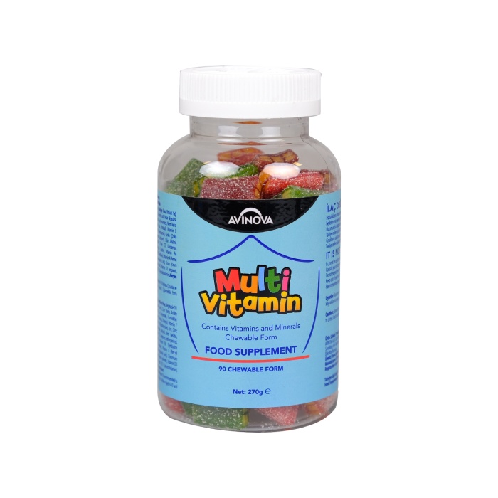 Avınova Vitamin Ve Mineral İçeren Takviye Edici Gıda 90Çiğn. 270 Gr
