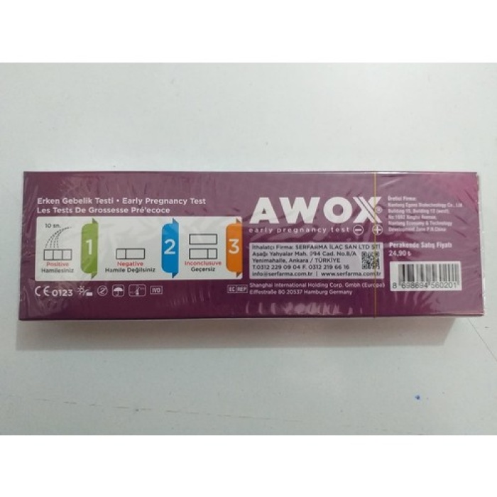 Gebelik Testi Awox Erken
