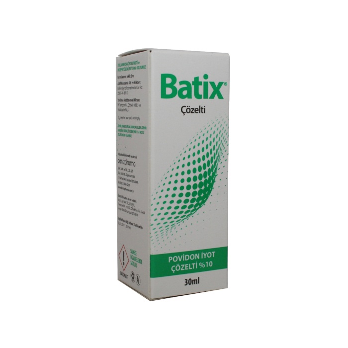 Batıx Povıdon Iyot %10 Cozeltı 30Ml
