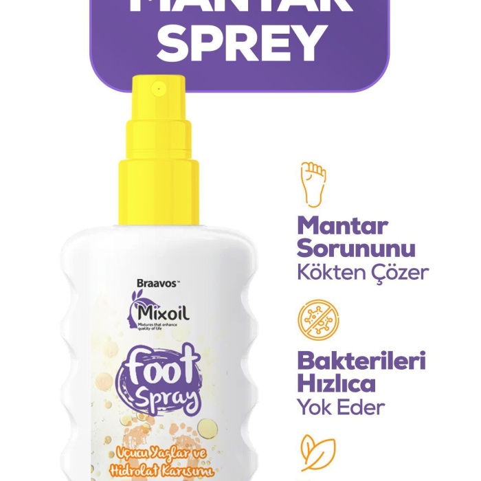 Braavos Mıxoıl Foot Ayak Bakım Spreyı 200 Ml