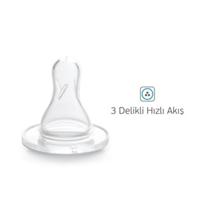 Bebedor Ozel Amac Biberon Emzigi.3 Delikli 6+Ay 307