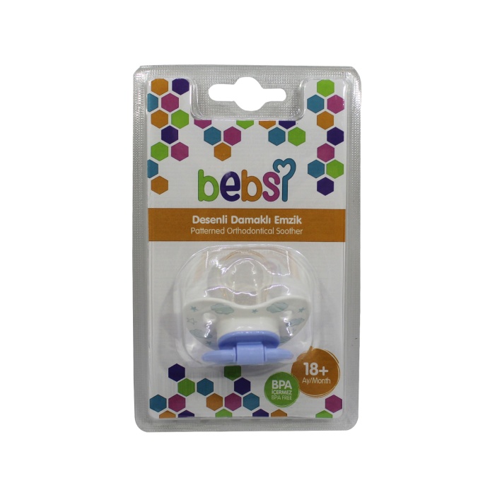 Bebsi 259 Desenli Damaklı Emzik No:3