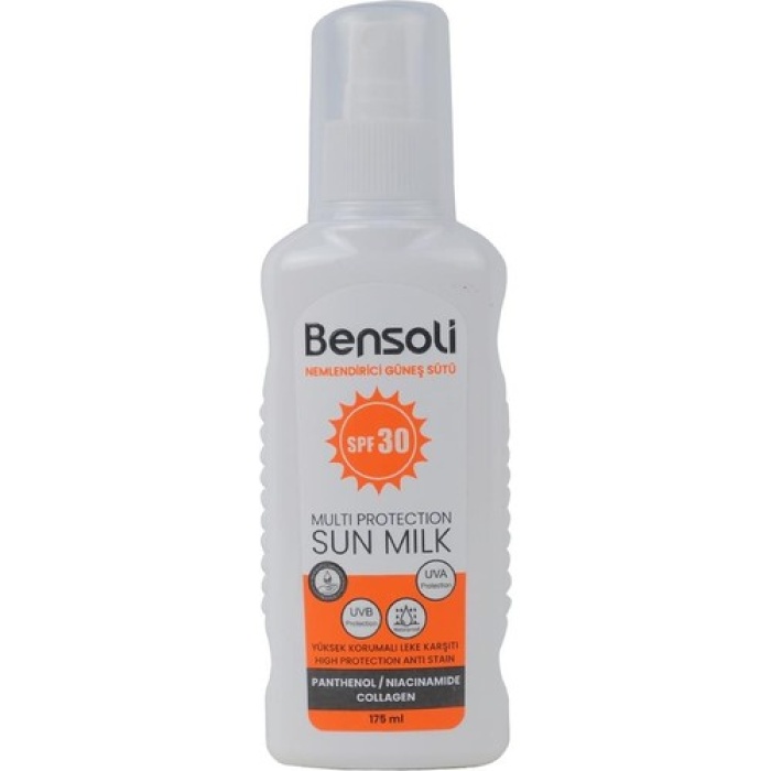Bensolı Nemlendirici Güneş Sütü 30 Spf