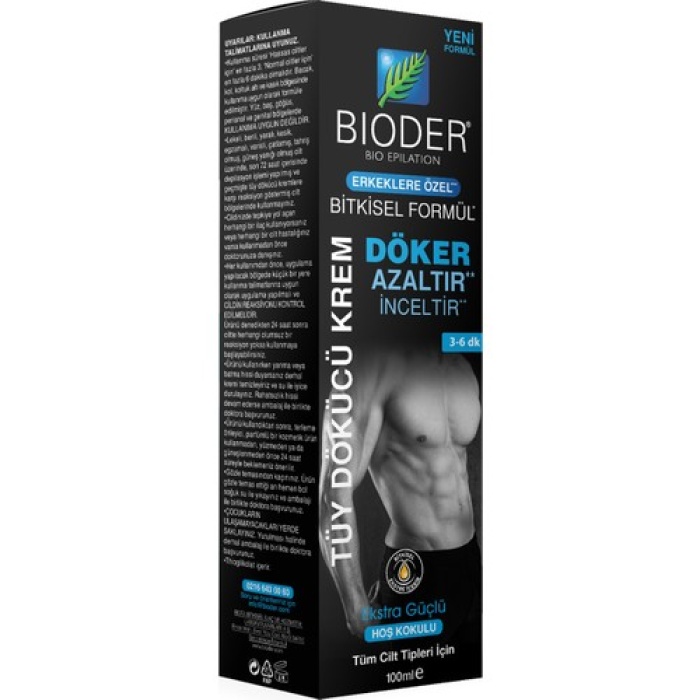 Bıoder Tüy Dökücü Krem Erkek Extra Güçlü 100Ml