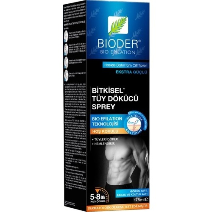 Bıoder Tüy Dökücü Sprey Erkek 175Ml