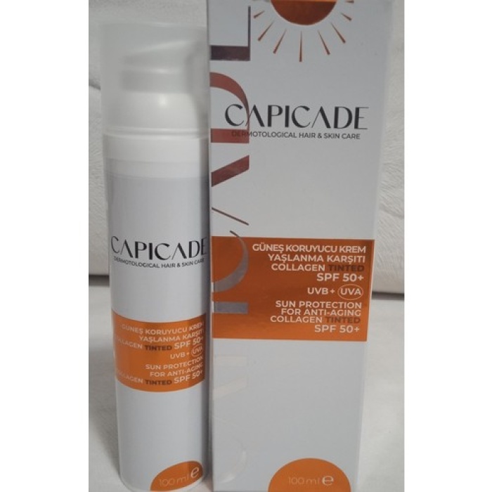 Capıcade Gunes Spf 50+ Krem Normal&Karma Cilt 100Ml