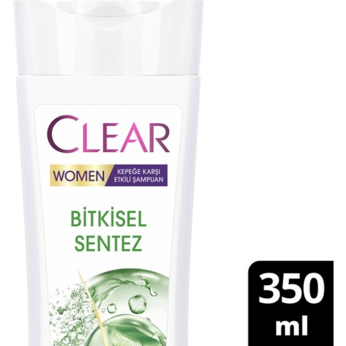 Clear Women Şampuan Bitkisel Sentez Aloe Vera Ve Çay Ağacı Yağı 350Ml