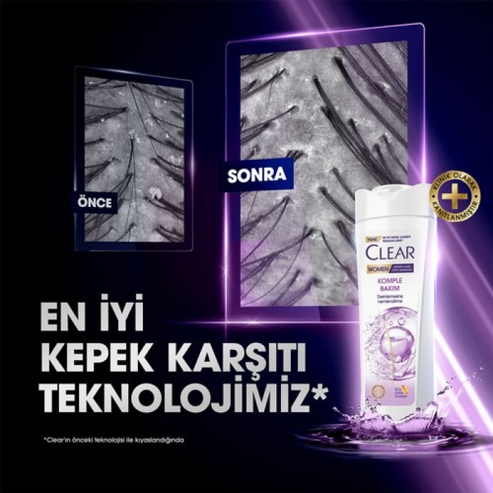 Clear Women Şampuan Komple Bakım Vitamin Kompleksi 350Ml